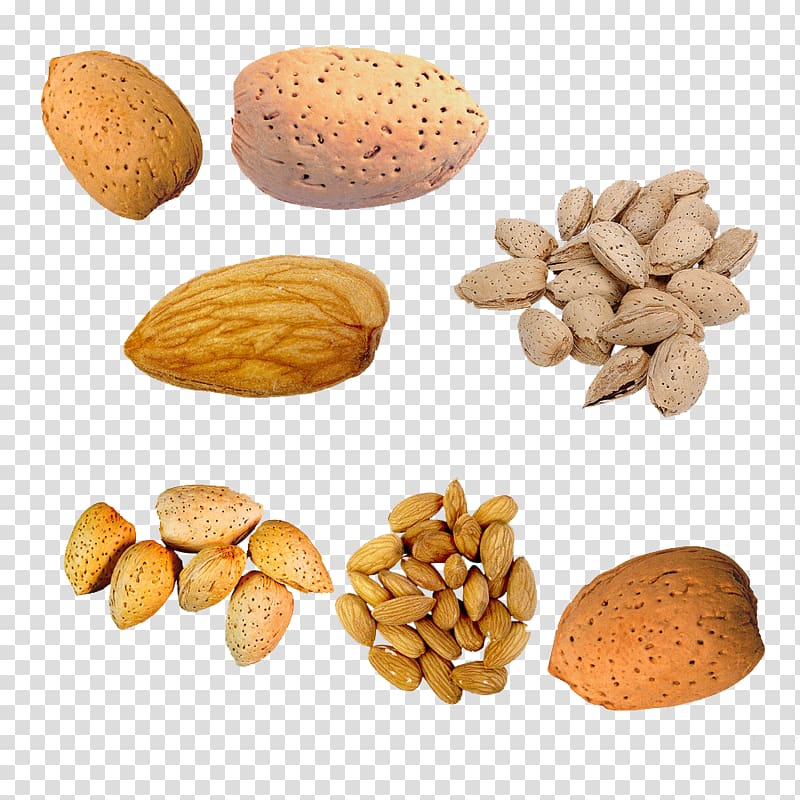 Nut u041cu0438u043du0434u0430u043bu044c Almond , Peach and almond nuts transparent background PNG clipart