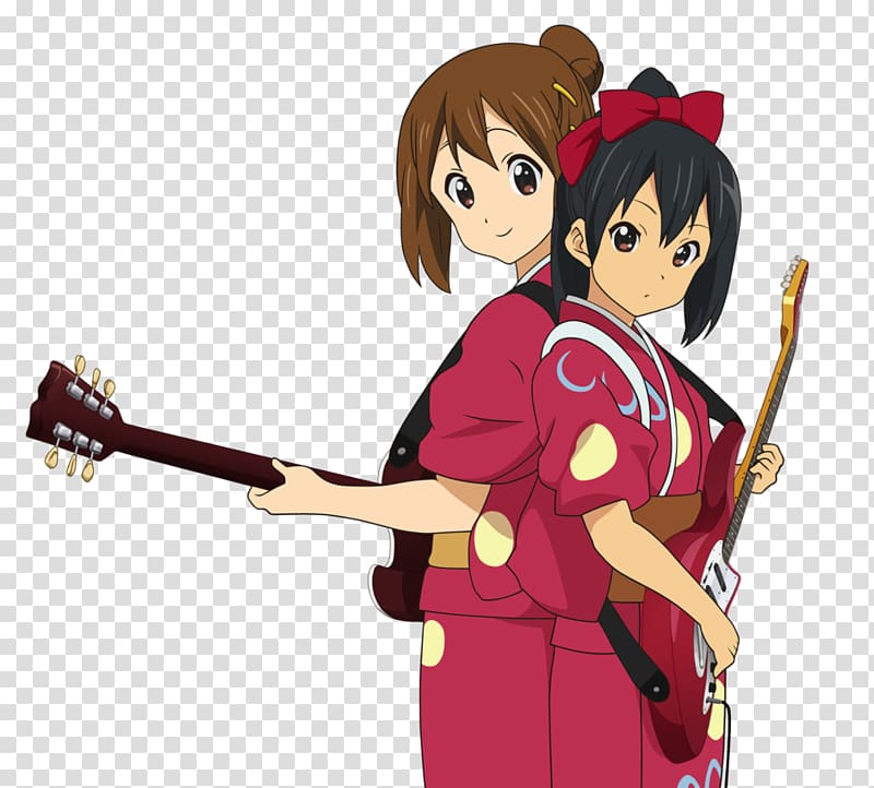 Yui Hirasawa Azusa Nakano Tsumugi Kotobuki Ritsu Tainaka Mio Akiyama, talent show transparent background PNG clipart