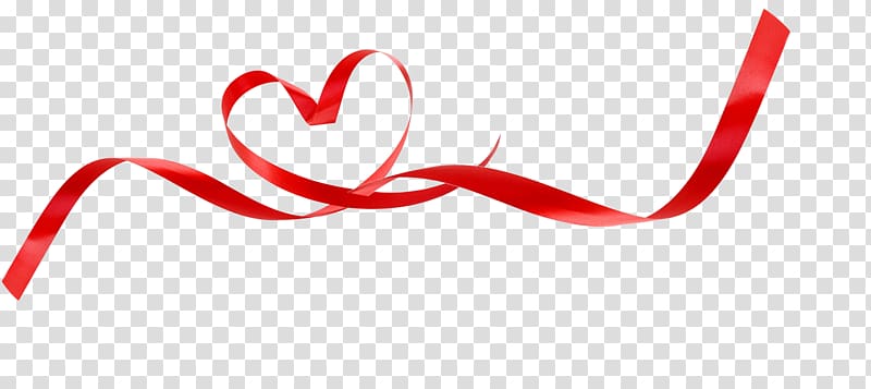 Red ribbon Silk, Floating love red ribbon transparent background PNG clipart
