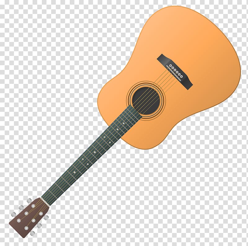 brown acoustic guitar illustration, Microphone Computer file, Guitar transparent background PNG clipart