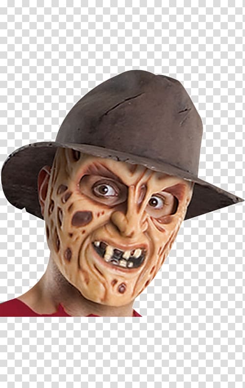 Freddy Krueger A Nightmare on Elm Street Mask Hat Costume, mask transparent background PNG clipart