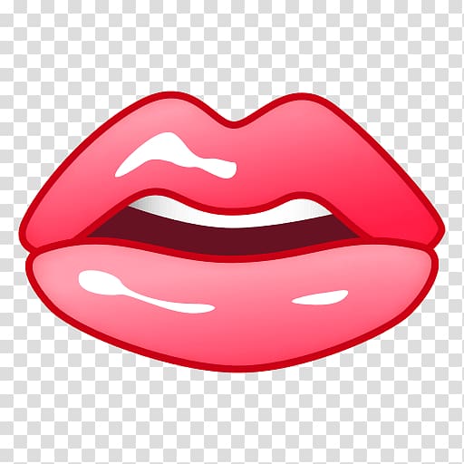 Lip Mouth Emoji Smile Tongue, mouth transparent background PNG clipart