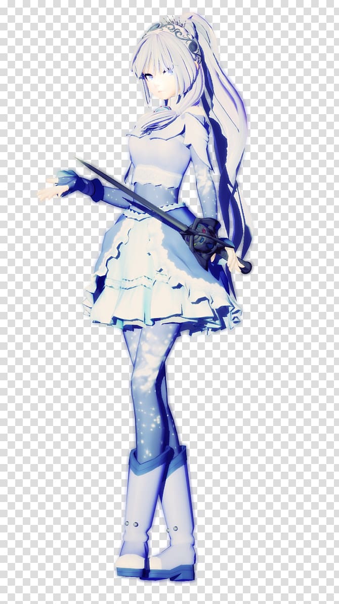 Weiss Schnee RTX Anime Timeskip Model, Final Fantasy Vii Advent Children transparent background PNG clipart