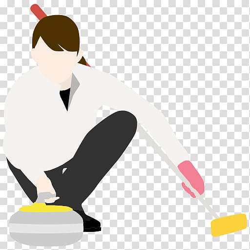 Curling Drawing Winter Olympic Games Skip, others transparent background PNG clipart
