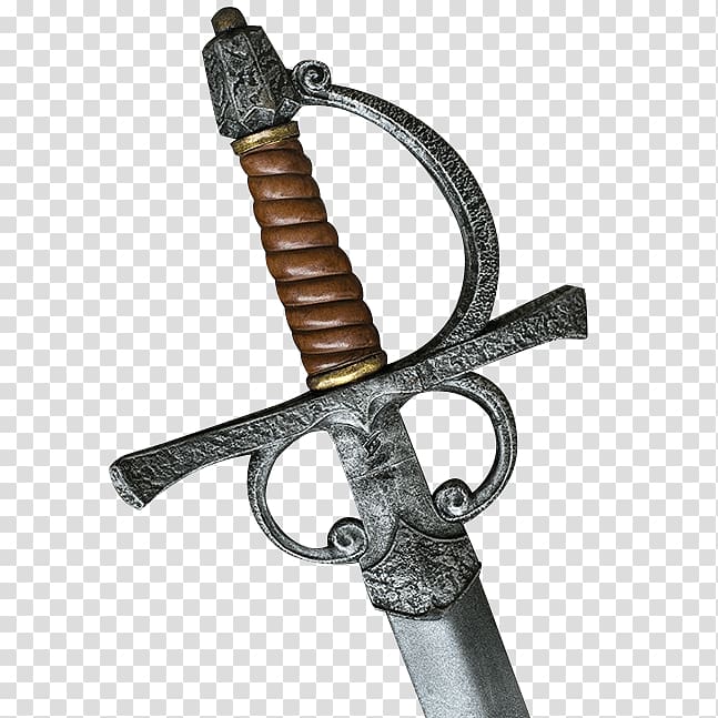larp rapier Sabre Knight Sword, Knight transparent background PNG clipart