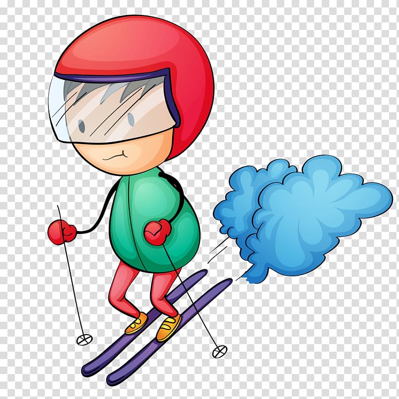 Slalom skiing Alpine skiing , Skiing boy transparent background PNG clipart