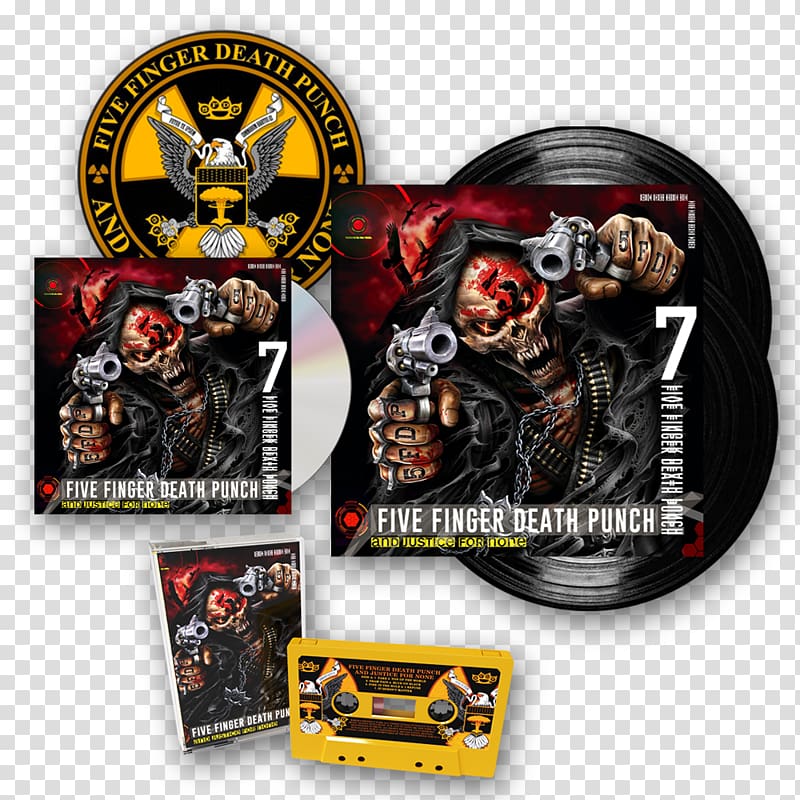 And Justice for None Five Finger Death Punch When the Seasons Change Music LP record, Five finger death punch transparent background PNG clipart