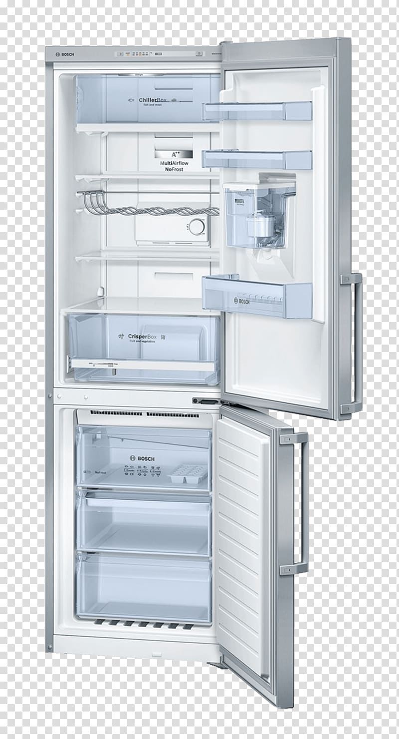 Refrigerator Home appliance Freezers Auto-defrost Robert Bosch GmbH, fridge transparent background PNG clipart