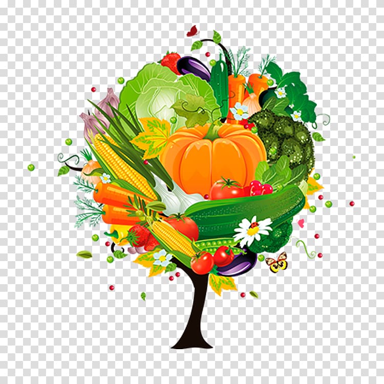 October , Vegetable Tree transparent background PNG clipart