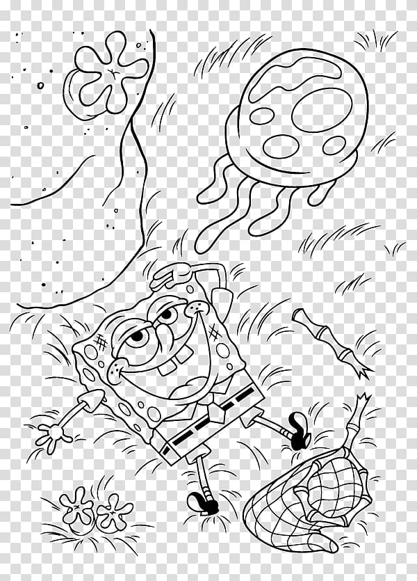 Jellyfish Kleurplaat Coloring book Cartoon Line art, doraemon sheet transparent background PNG clipart