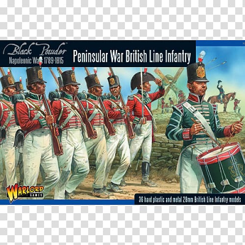 Napoleonic Wars Peninsular War Napoleonic era Line infantry, line transparent background PNG clipart