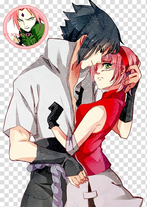 Sakura Haruno Sasuke Uchiha Anime Naruto Fan fiction, Anime transparent background PNG clipart