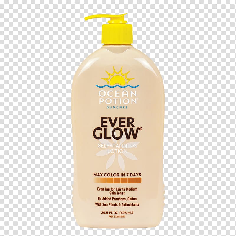 Ocean Potion EverGlow Daily Moisturizing Lotion Sunscreen Moisturizer After Sun, Gradual change transparent background PNG clipart