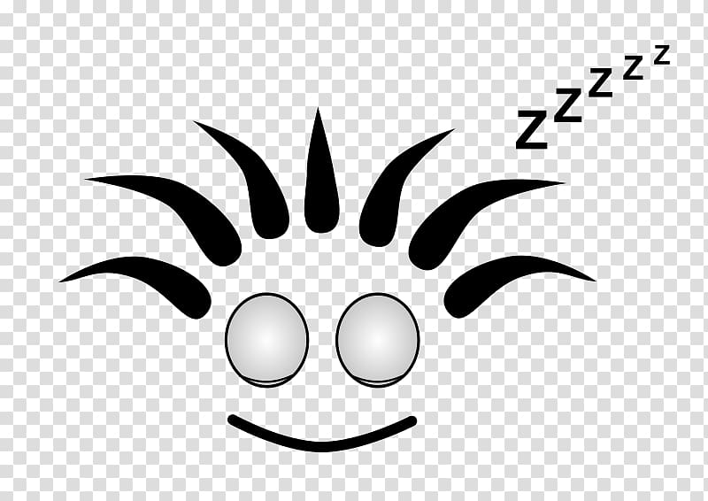 Cartoon Smiley Face , Sleeping Eyes transparent background PNG clipart