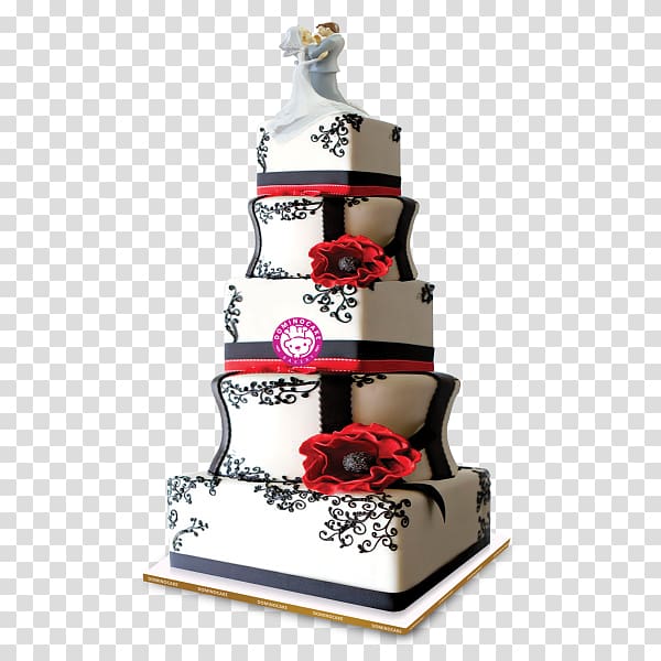 Wedding cake Torte Cupcake Birthday cake Tart, small fresh flower box transparent background PNG clipart