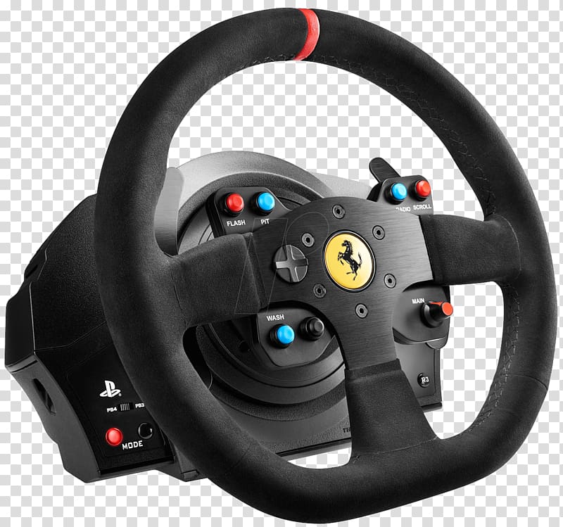 Gran Turismo Sport Ferrari 599XX Racing wheel Thrustmaster T300 Ferrari GTE Wheel, Video Game Console Accessories transparent background PNG clipart
