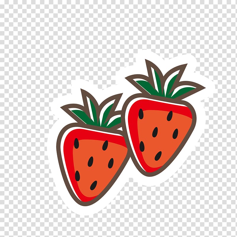 Strawberry Food Kids\' meal Illustration, Colorful strawberry transparent background PNG clipart
