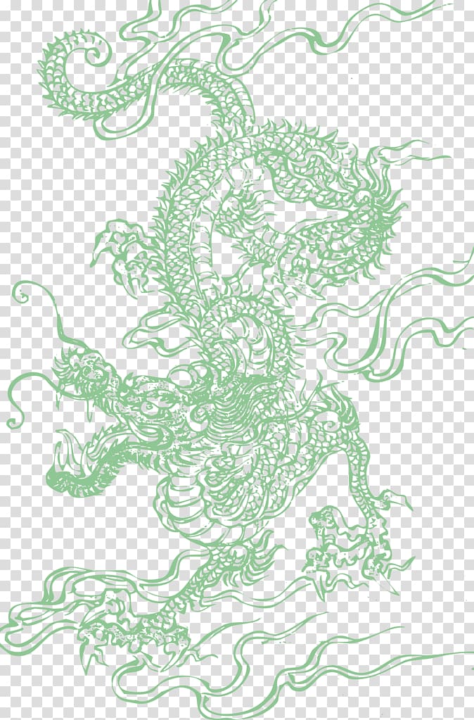 China Chinese dragon Symbol, Chinese dragon transparent background PNG clipart
