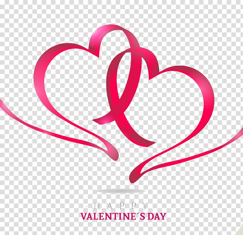 Valentine s background with heart and ribbon Vector Image