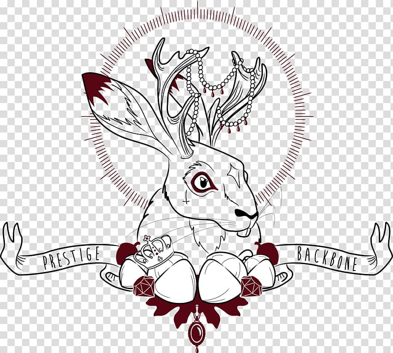 Rabbit Hare Jackalope , rabbit transparent background PNG clipart