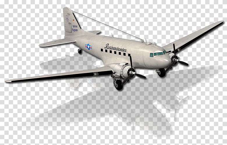 Douglas DC-3 Douglas C-47 Skytrain Boeing C-40 Clipper Aircraft Air travel, aircraft transparent background PNG clipart