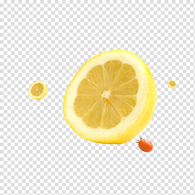 Lemon Orange Citrxf3n Computer file, Orange lemon cut material transparent background PNG clipart