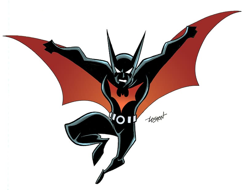 Batman Beyond Joker Booster Gold Comics, Bat Illustrations transparent  background PNG clipart | HiClipart