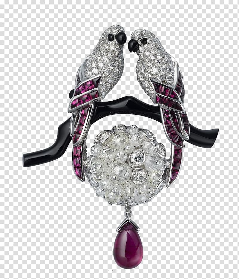 Cartier Jewellery Brooch Gemstone Ring, cartier jewelry bird transparent background PNG clipart