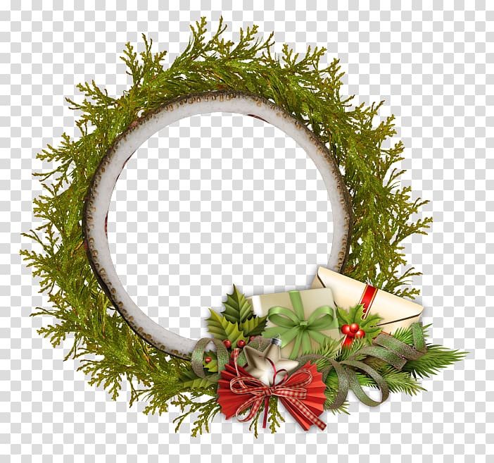 Wreath Spruce Christmas ornament American Savings Bank, cluster frames transparent background PNG clipart