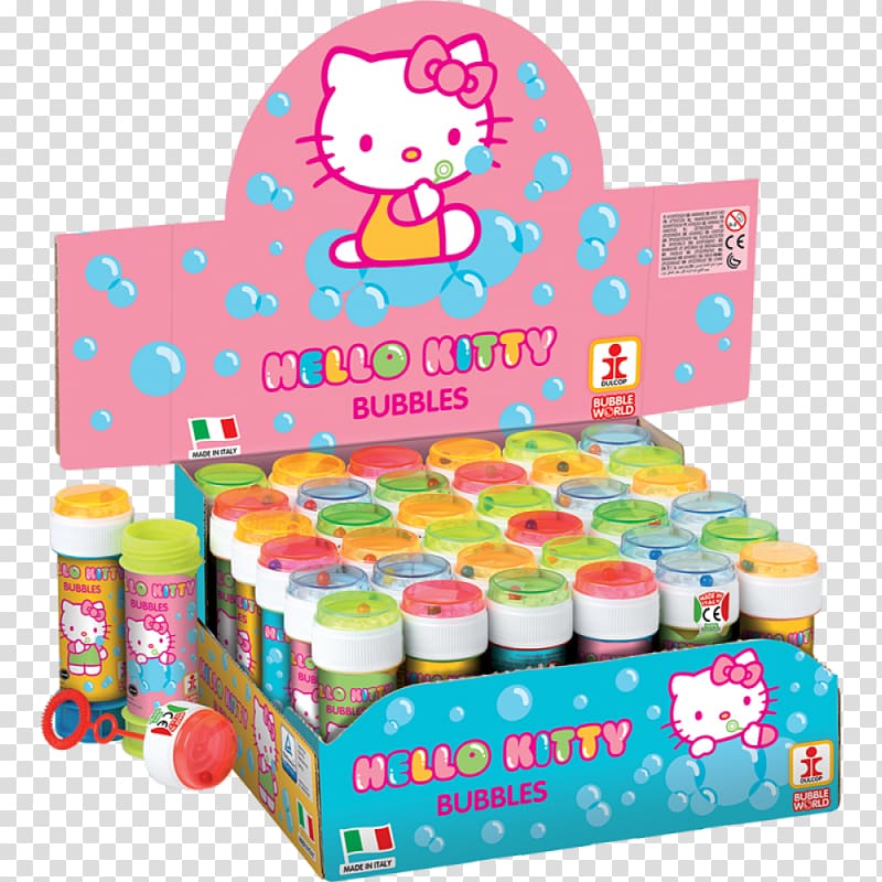 Hello Kitty Toy Children's party Character, pompas de jabon transparent background PNG clipart