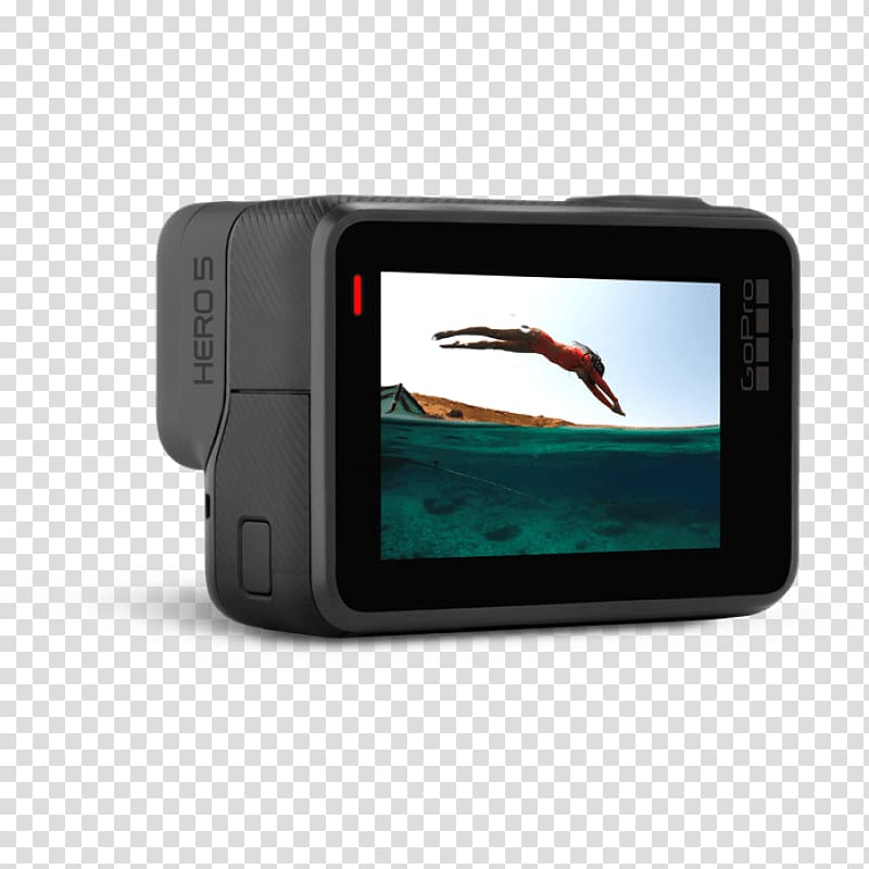GoPro HERO5 Black Action camera Video Cameras, GoPro transparent background PNG clipart