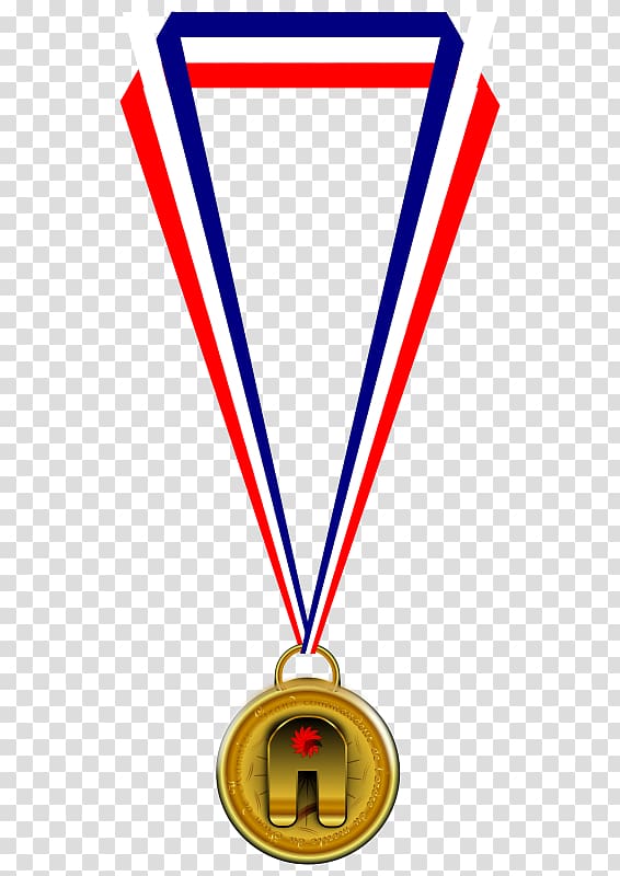 Gold medal Award Olympic medal , Sports Ribbon transparent background PNG clipart