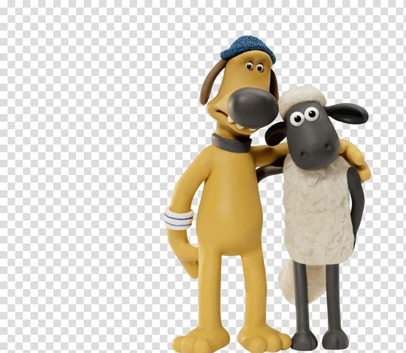 Shaun the Sheep and dog illustration, Bitzer Sheep Cartoon Television show Film, sheep transparent background PNG clipart