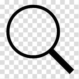 Neat Simple Search Icon transparent background PNG clipart