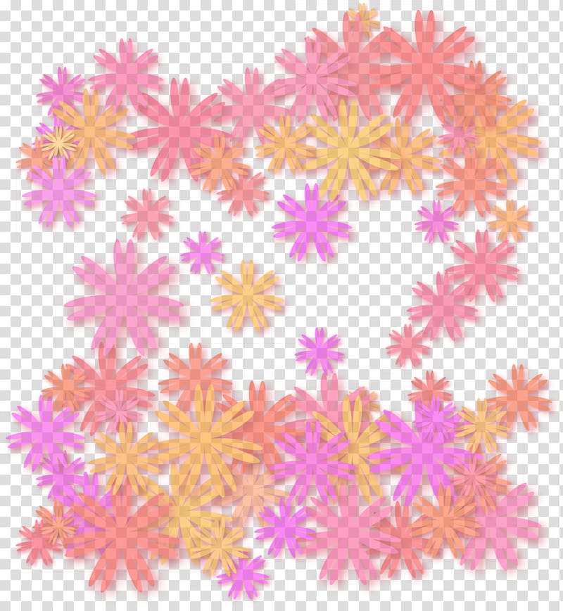 Orange Flower, Orange, simple flower background transparent background PNG clipart