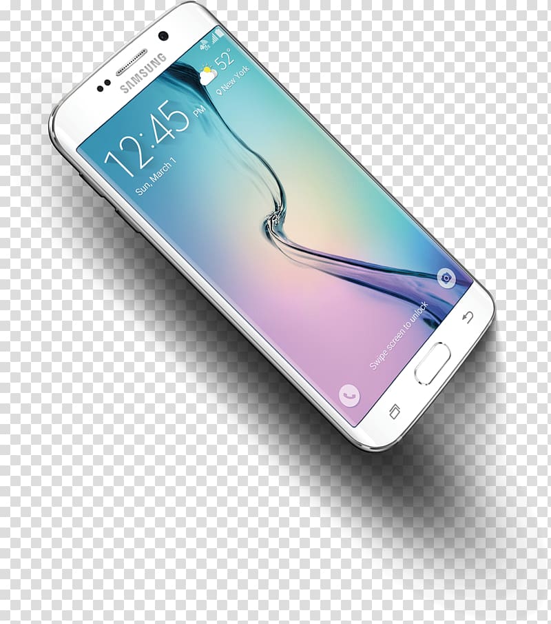 Samsung Galaxy S6 Edge Telephone Smartphone Apple, intelligent mobile phone transparent background PNG clipart