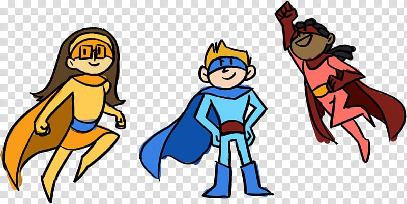 three superhero characters , Batman Superhero Cartoon , superheroes transparent background PNG clipart