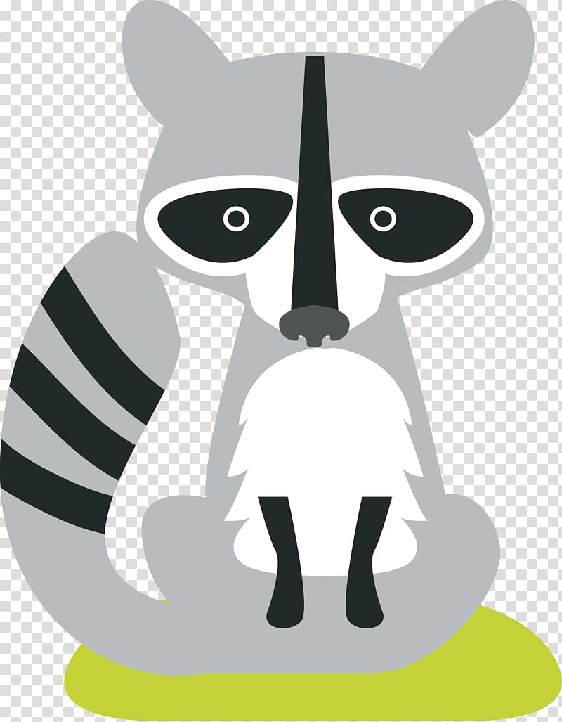 Whiskers Cartoon Animal Illustration, Cartoon civet cats transparent background PNG clipart