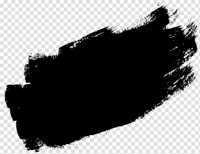 Brush Drawing, black transparent background PNG clipart