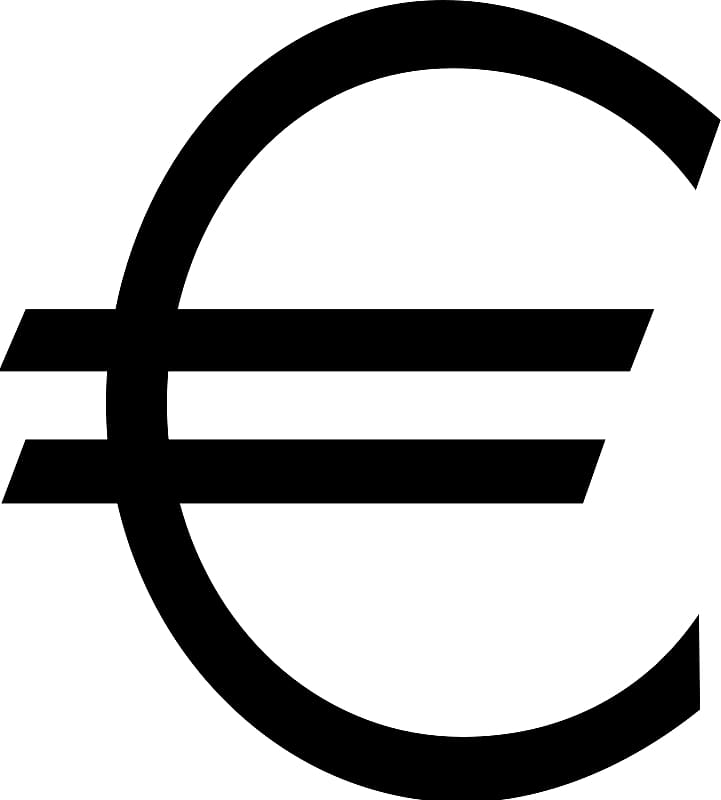 Euro sign Currency symbol Dollar sign , Of Money Signs transparent background PNG clipart