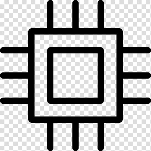 Integrated circuit Central processing unit ICO Icon, Chip transparent background PNG clipart