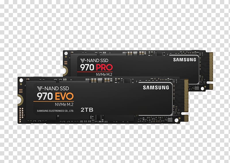 Samsung Galaxy A9 Pro NVM Express Solid-state drive SAMSUNG 970 EVO M.2 2280 PCIe Gen3. X4 NVMe 1.3 64L V-NAND 3-bit MLC Internal Solid State Drive MZ-V7E, neuer germany transparent background PNG clipart
