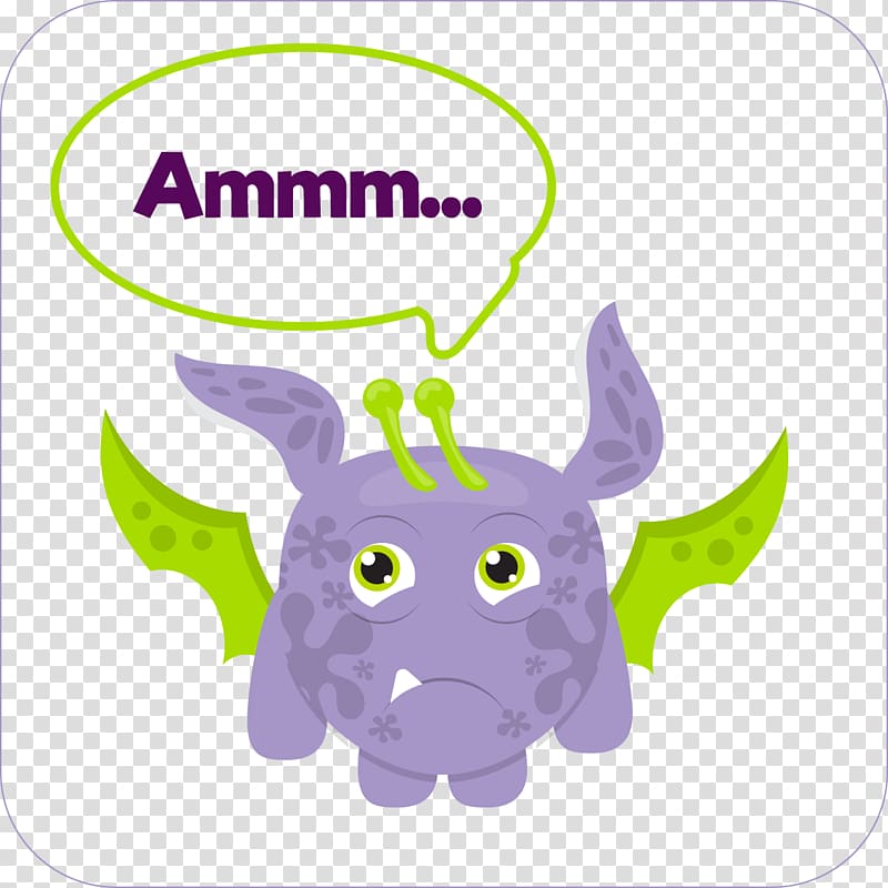 Illustration, Little monster with wings transparent background PNG clipart