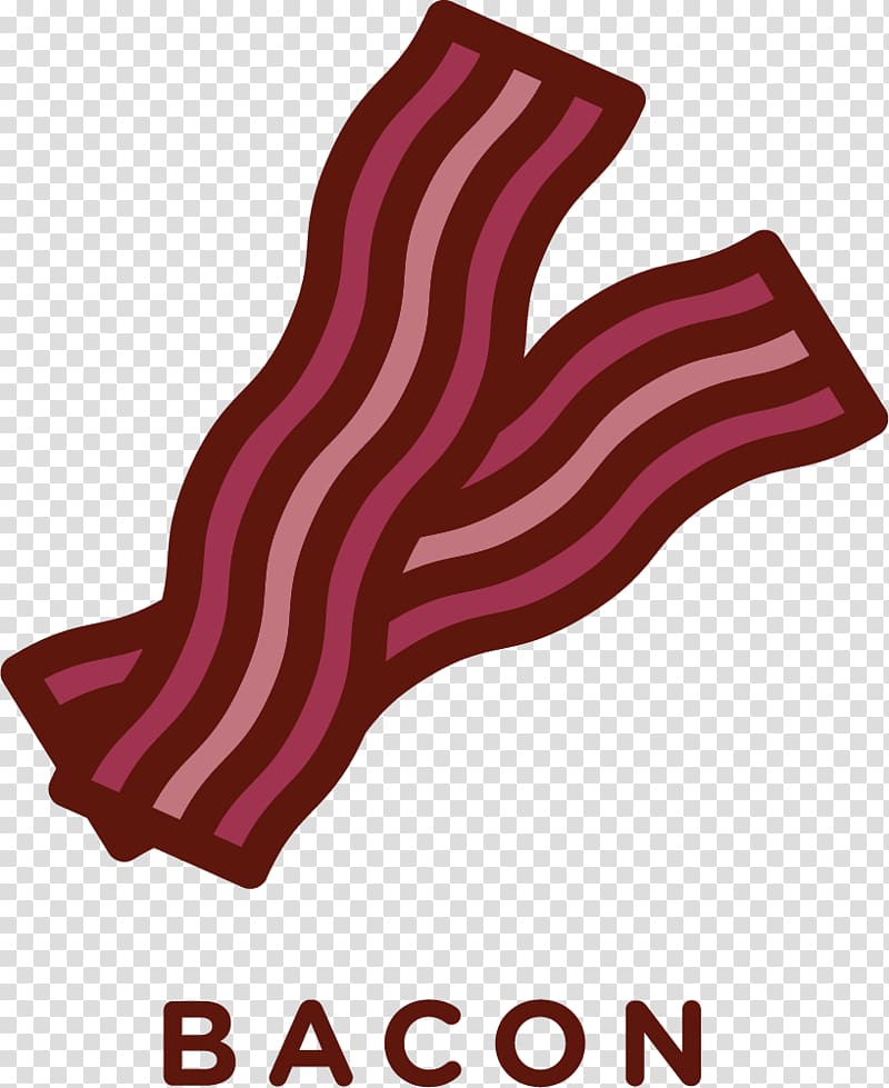 Sausage Bacon roll Tocino Meat, Gorgeous Bacon transparent background PNG clipart