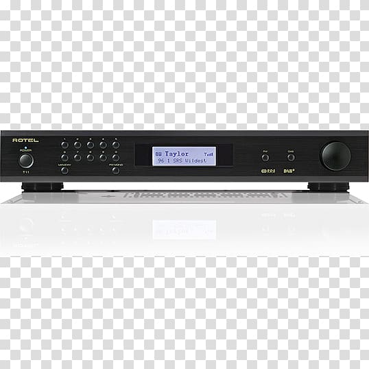 Rotel T11 FM/DAB/DAB+ Tuner FM broadcasting High fidelity, Digital Audio Broadcasting transparent background PNG clipart