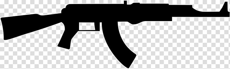 AK-47 Weapon Assault rifle Firearm, ak 47 transparent background PNG clipart