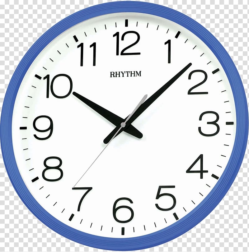 Clock Seiko Rhythm Watch Japan Citizen Holdings, clock transparent background PNG clipart