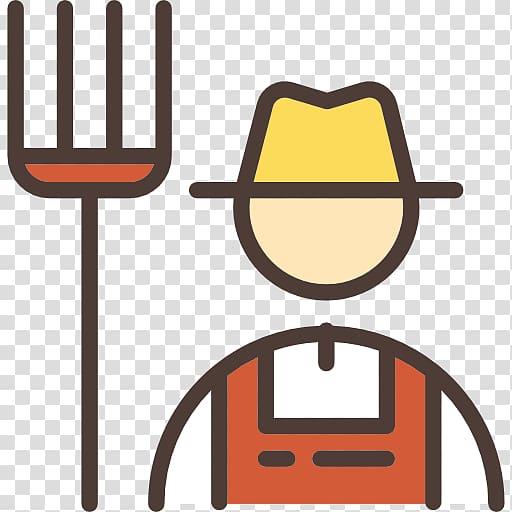 Scalable Graphics Agriculture Farmer Icon, Hand fork man transparent background PNG clipart