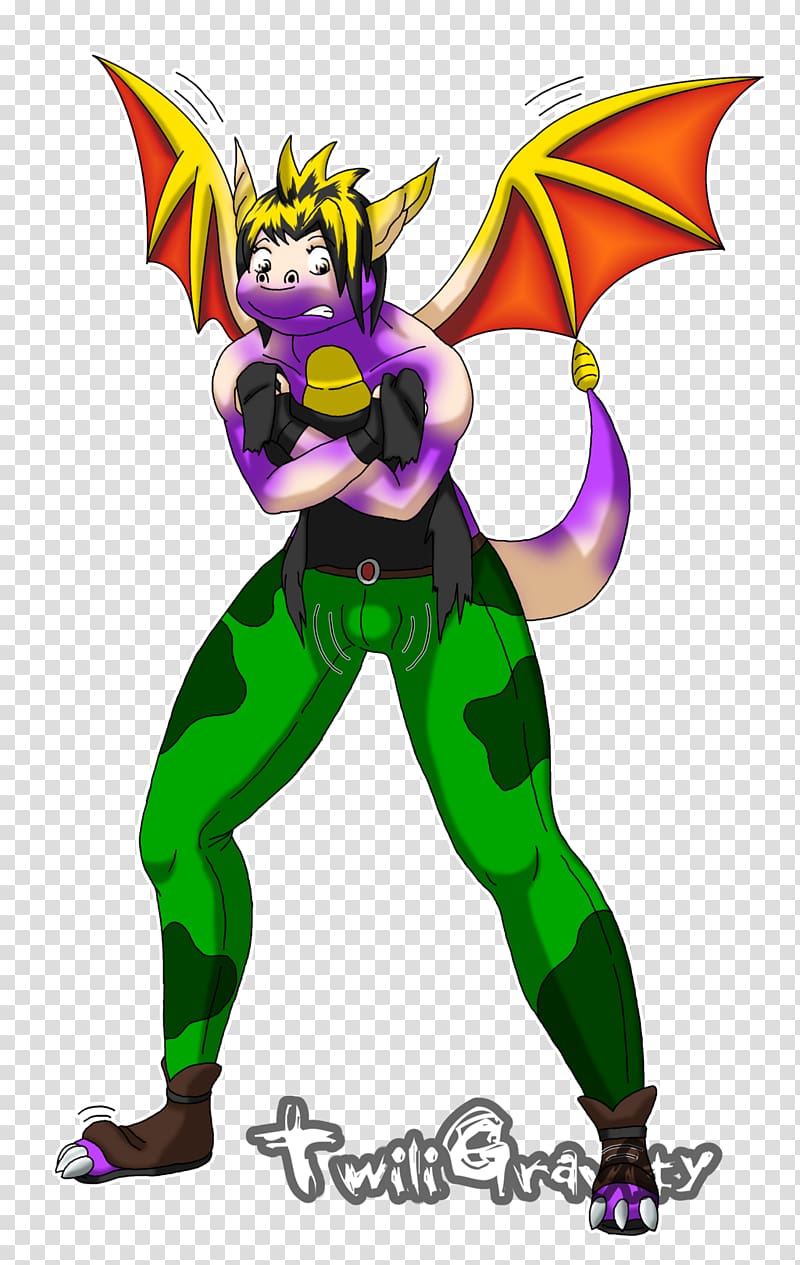 Spyro Dragon Female Legendary creature, demon wings transparent background PNG clipart