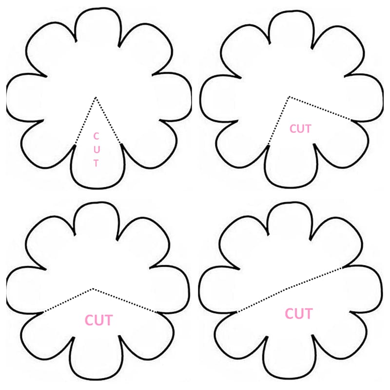 Image result for printable flower template cut out  Flower templates  printable, Flower template, Flower templates printable free